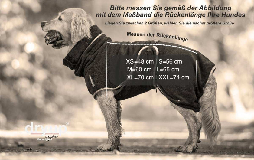 Hundebademantel Schwarz – Trocknet deinen Hund schnell und schützt vor Schmutz und Erkältungen
