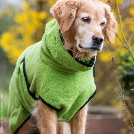 Hundebademantel Hellgrün – Trocknet deinen Hund schnell und schützt vor Erkältungen und Schmutz