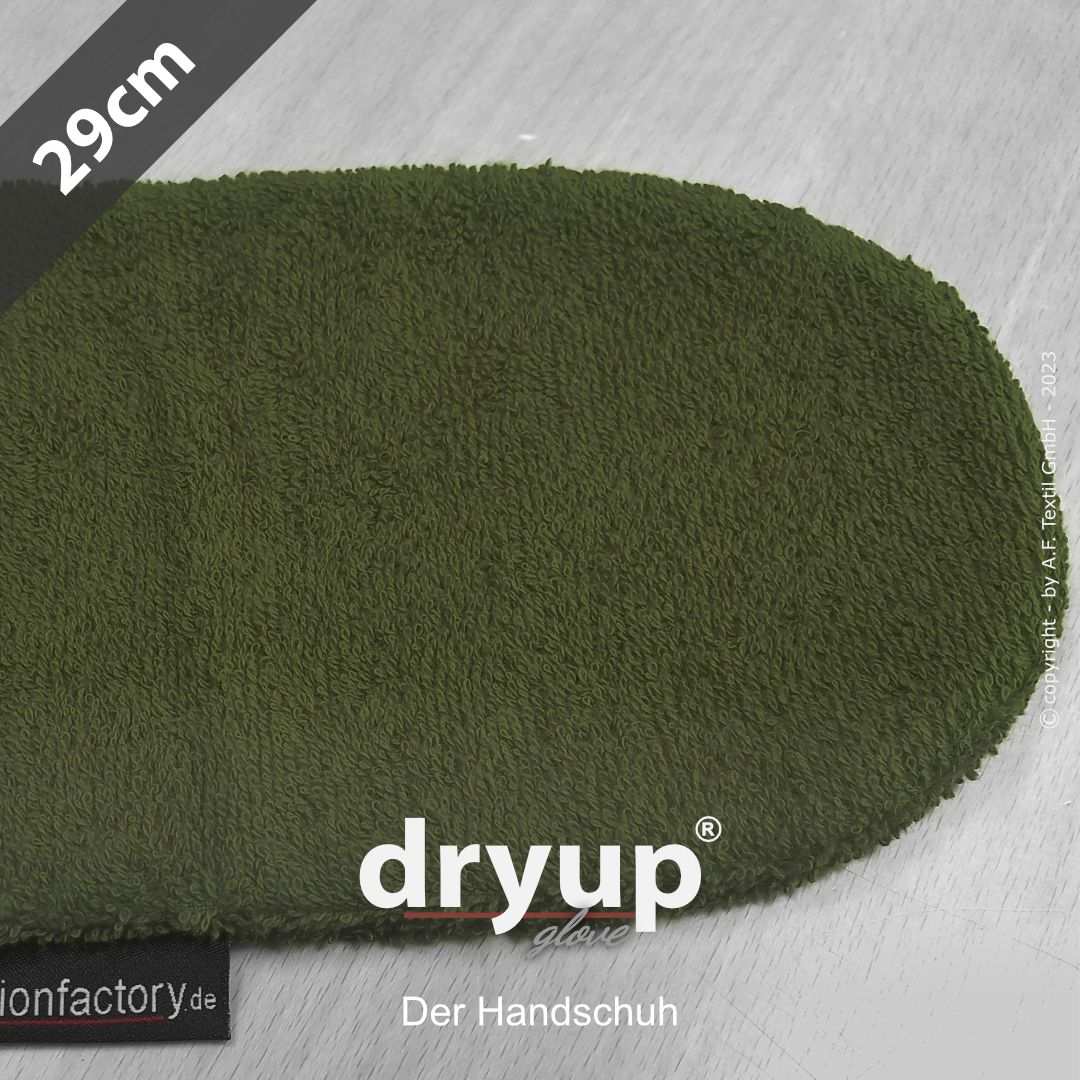 Handschuh für Hunde, Hundehandschuh in Moos-Grün