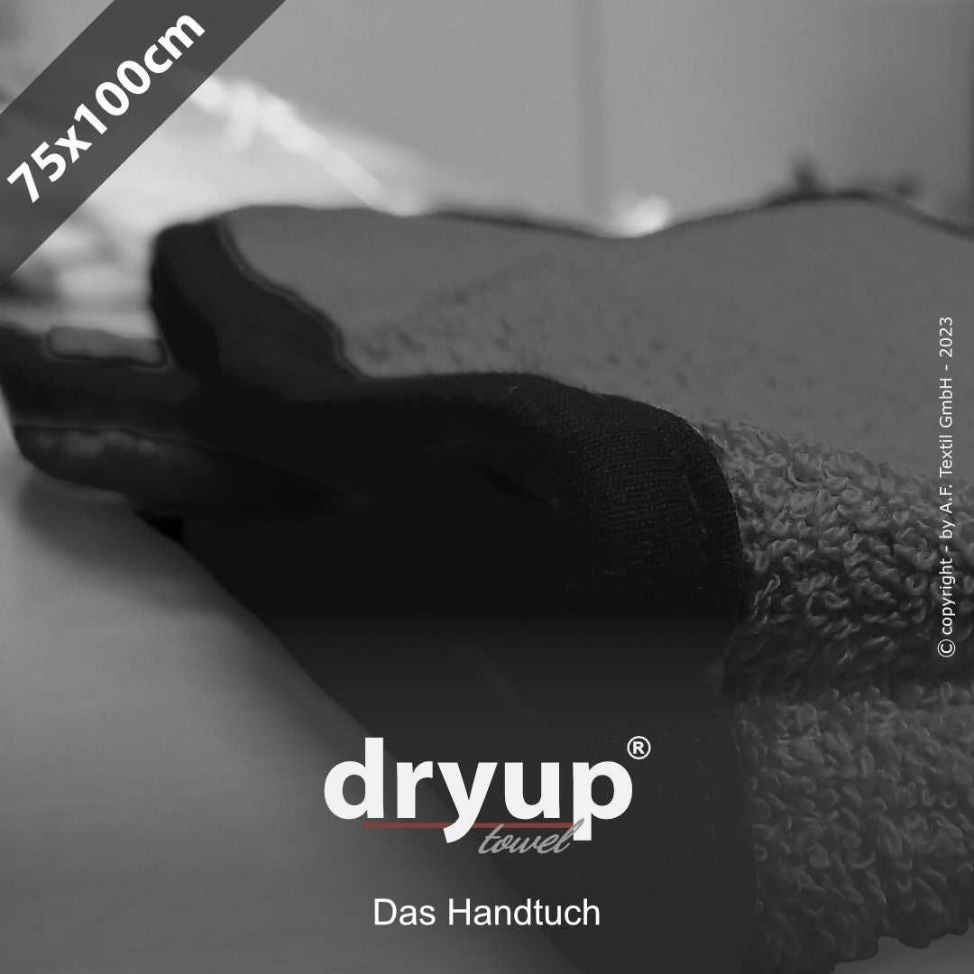 Hundehandtuch in Grau – saugstarkes Handtuch aus 100% Baumwolle, ideal zum schnellen Trocknen deines Hundes