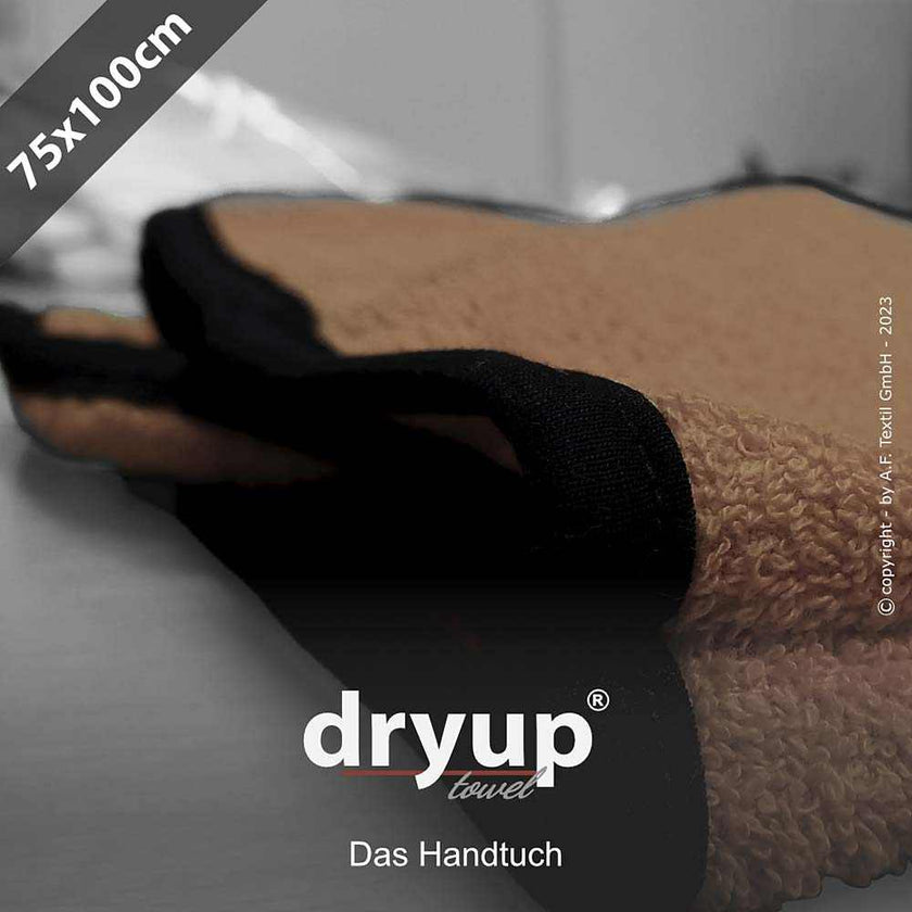 Praktisches Hunde-Handtuch aus Baumwoll-Frottee – actionfactory Handtuch in Beige für trockene Pfoten und sauberes Zuhause