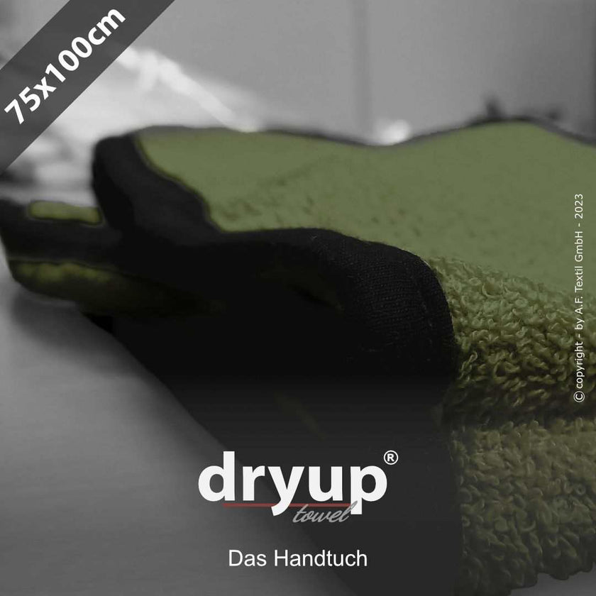 DRYUP® Hundehandtuch Moos-Grün