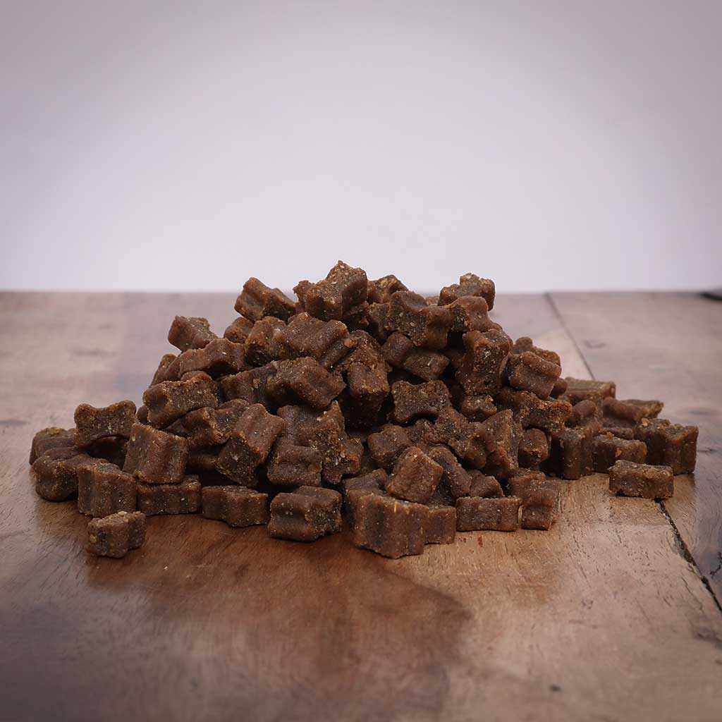 Leckerli Hund Lachs | 200 g – Hundeleckerli zum Training, perfekt für alle Rassen, ohne künstliche Zusätze, ideal für Allergiker, getreidefrei