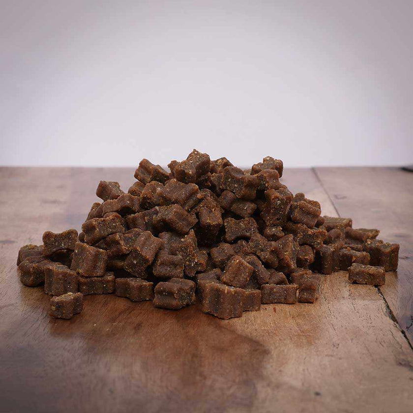 Leckerli Hund Lachs | 200 g – Hundeleckerli zum Training, perfekt für alle Rassen, ohne künstliche Zusätze, ideal für Allergiker, getreidefrei